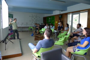 Informačné stretnutie s kreatívcami na pôde univerzity ku koncepcii KC ešte v roku 2017